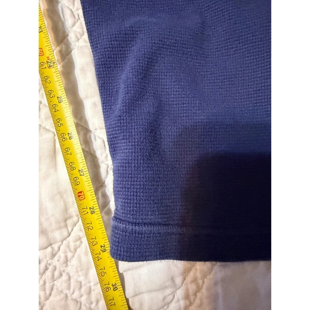 Polo Ralph Lauren Mens Navy Blue Waffle Knit Thermal Lounge Sleep Pants Large